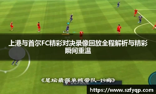 上港与首尔FC精彩对决录像回放全程解析与精彩瞬间重温
